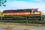 WC, Wisconsin Central EMD SD45u 6607, at Hawk Junction, Ontario. September 23, 1995. 